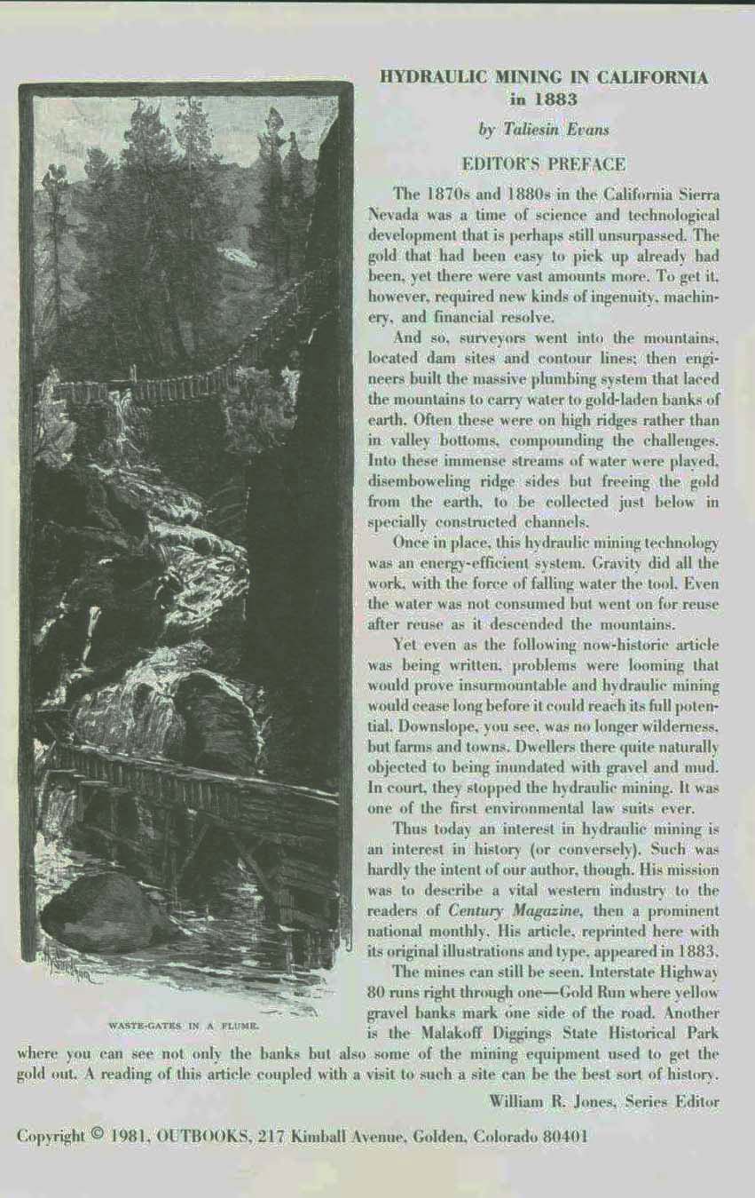 HYDRAULIC GOLD-MINING IN CALIFORNIA, 1883. vist0052b